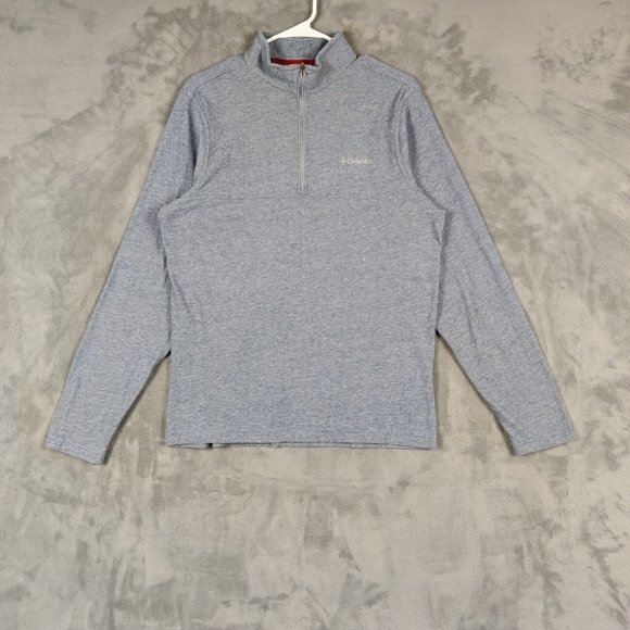 Columbia Other - Columbia Sweater Adult Medium Blue Pullover 1/4 Zip Casual Outdoor Golf Men